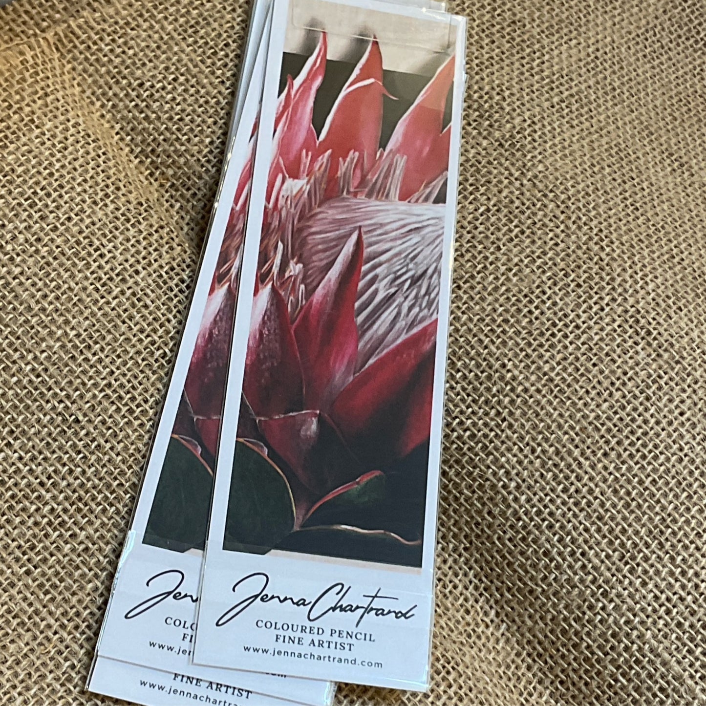 King Protea Bookmark - Blue Tree Gallery