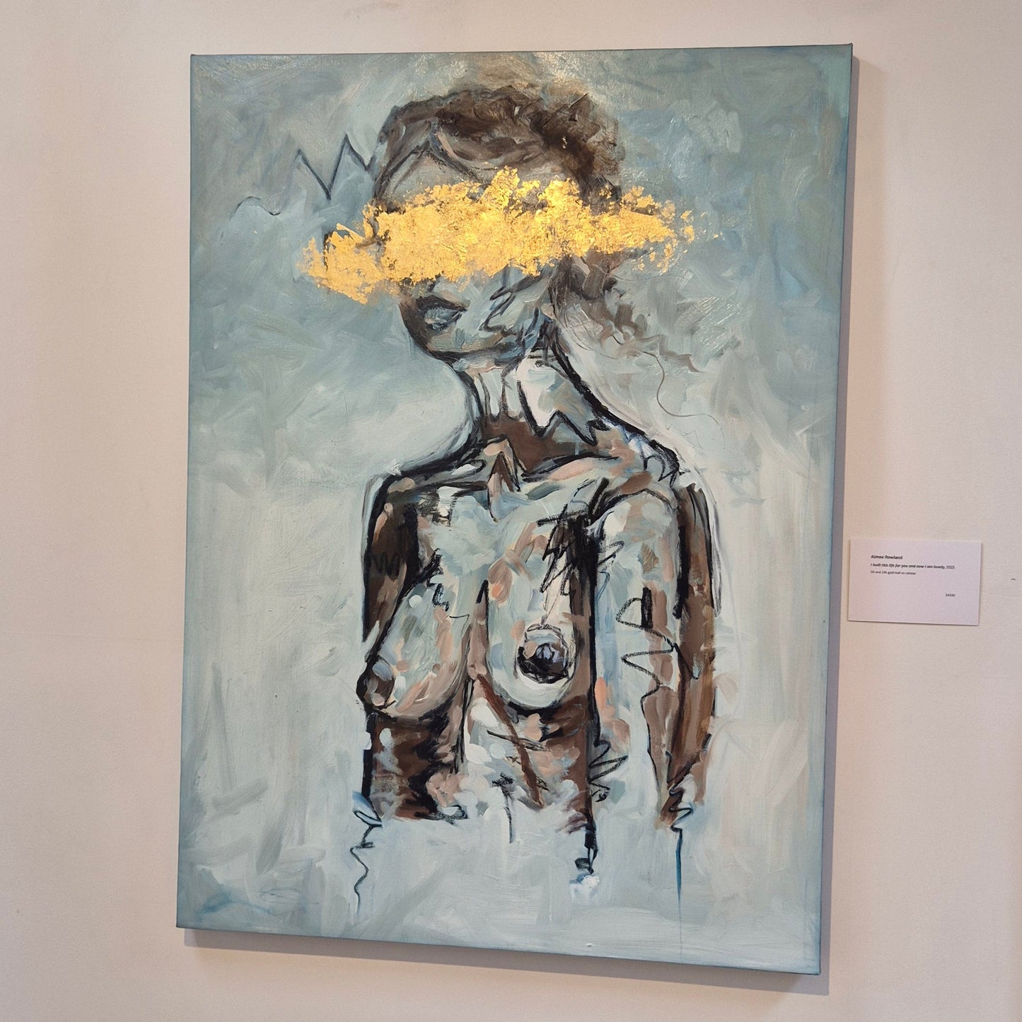 "I built this life for you and now I am lonely”, 2025, Oil On Canvas - Artwork - Blue Tree Gallery