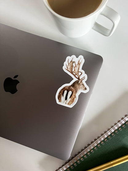 Sticker - "Nothing Gold Can Stay" Golden Whistler by Jenna Chartrand - Blue Tree Gallery