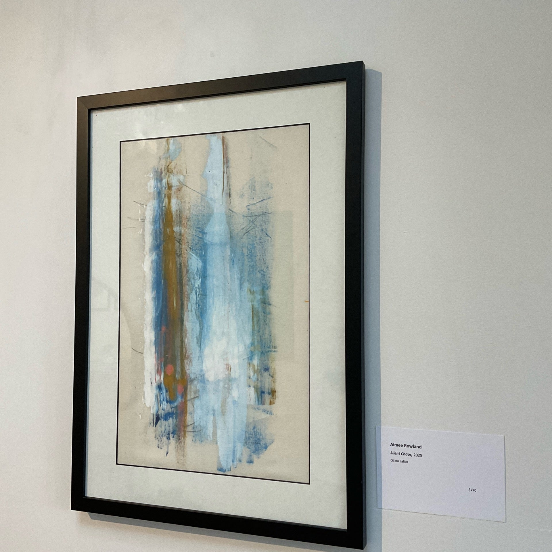 “Silent Chaos”, 2025, Oil on Calico - Artwork - Blue Tree Gallery