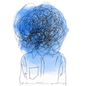 Sticker - Anxious Mind - Blue Tree Gallery