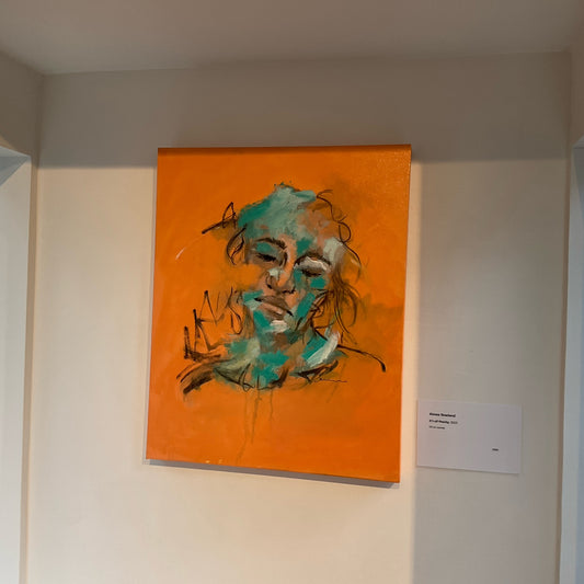 "It's all Peachy", 2025, Oil on canvas - Artwork - Blue Tree Gallery
