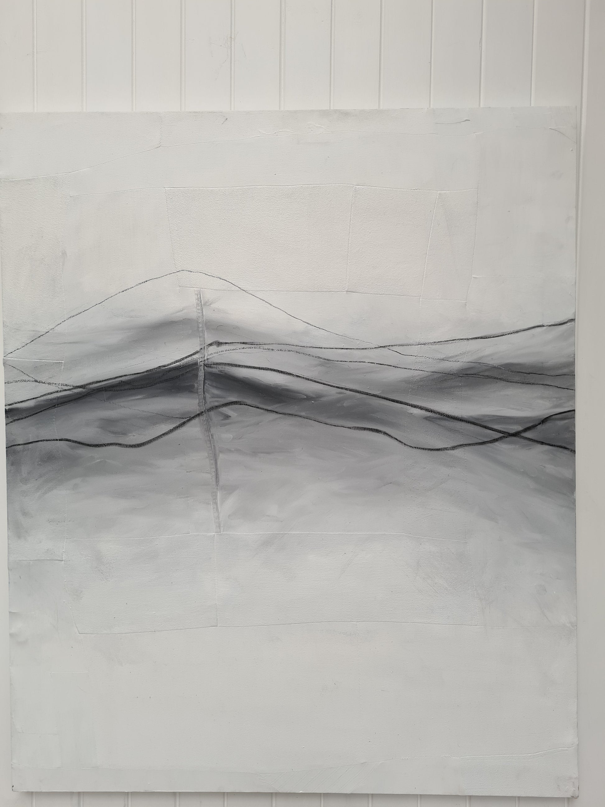 Artwork - ‘Grey, like the fog that hugs mountains’, 2022 - Blue Tree Gallery