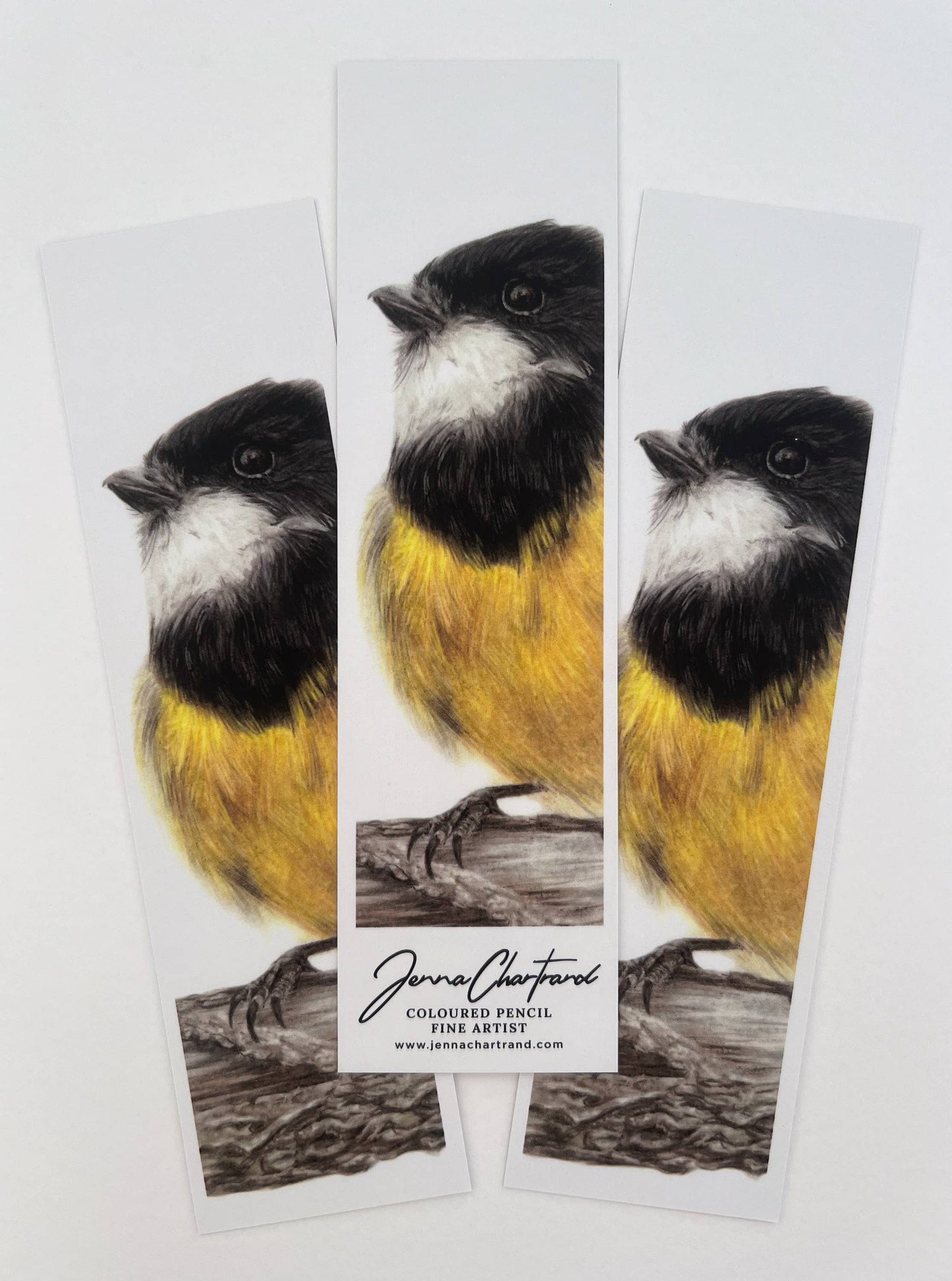 Bookmark - "Nothing Gold Can Stay" Golden Whistler by Jenna Chartrand