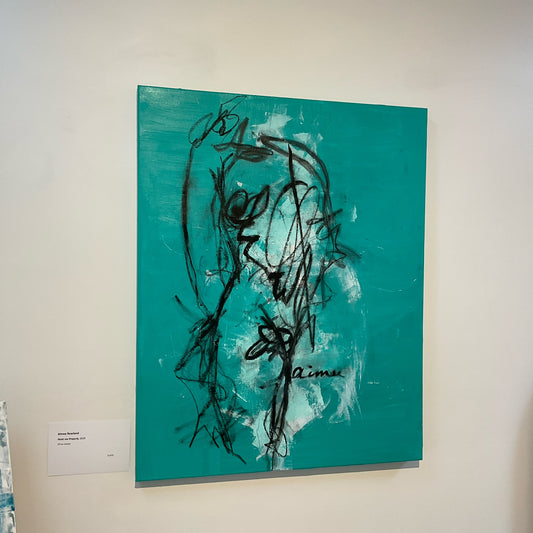 "Paint Me Properly", 2025, Oil on canvas - Artwork - Blue Tree Gallery
