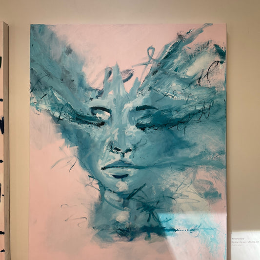 "Standing in the space I left behind", 2025, Oil on canvas - Artwork - Blue Tree Gallery