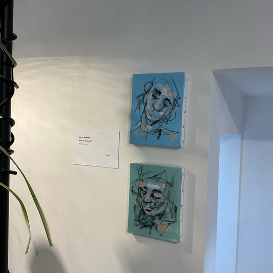 “Me” & “Me Again” (Sold Separately), 2025, Acrylic on canvas - Artwork