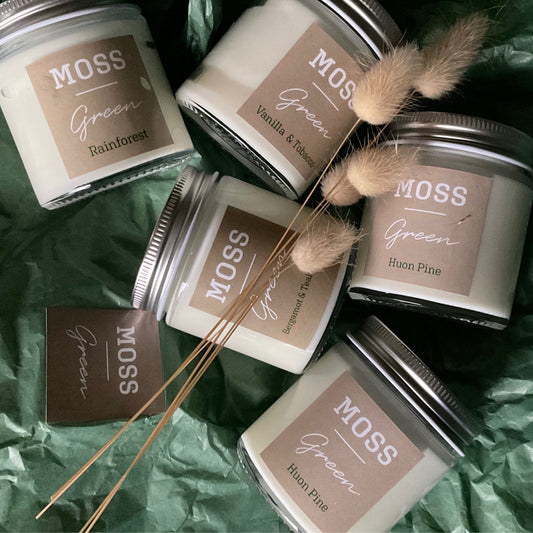 Moss Green Candle Small - 120ML - Blue Tree Gallery
