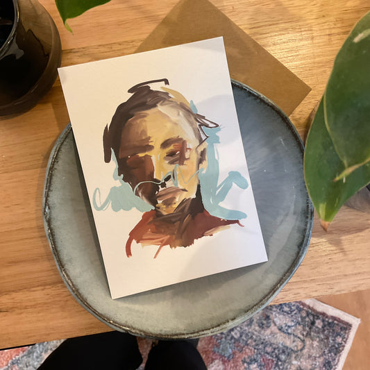 “Whispers in colour” - Portrait Post Card