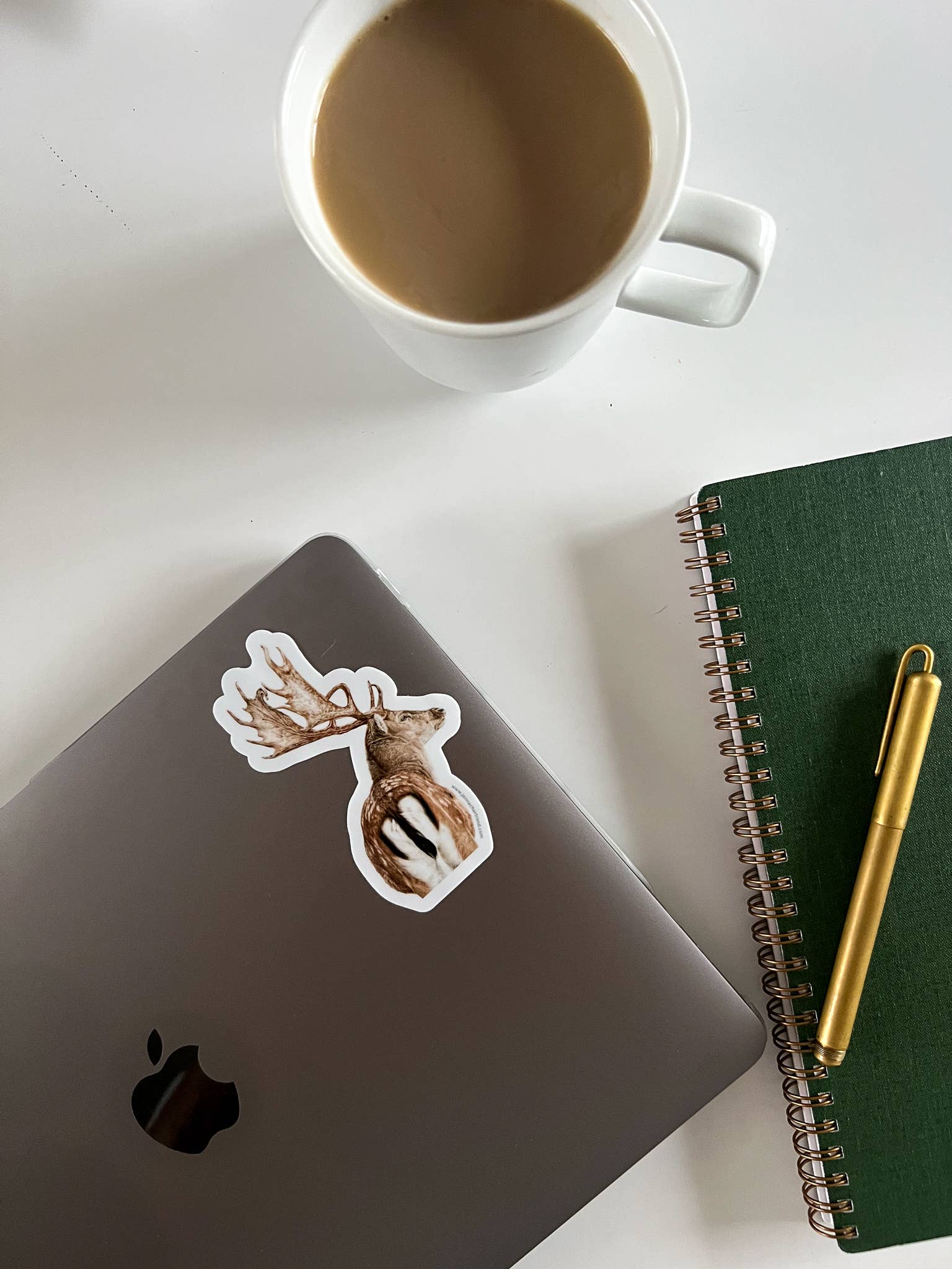 Sticker - "Nothing Gold Can Stay" Golden Whistler by Jenna Chartrand - Blue Tree Gallery