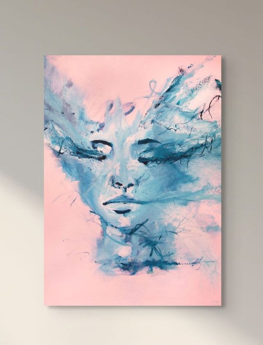 "Standing in the space I left behind", 2025, Acrylic on canvas - Artwork